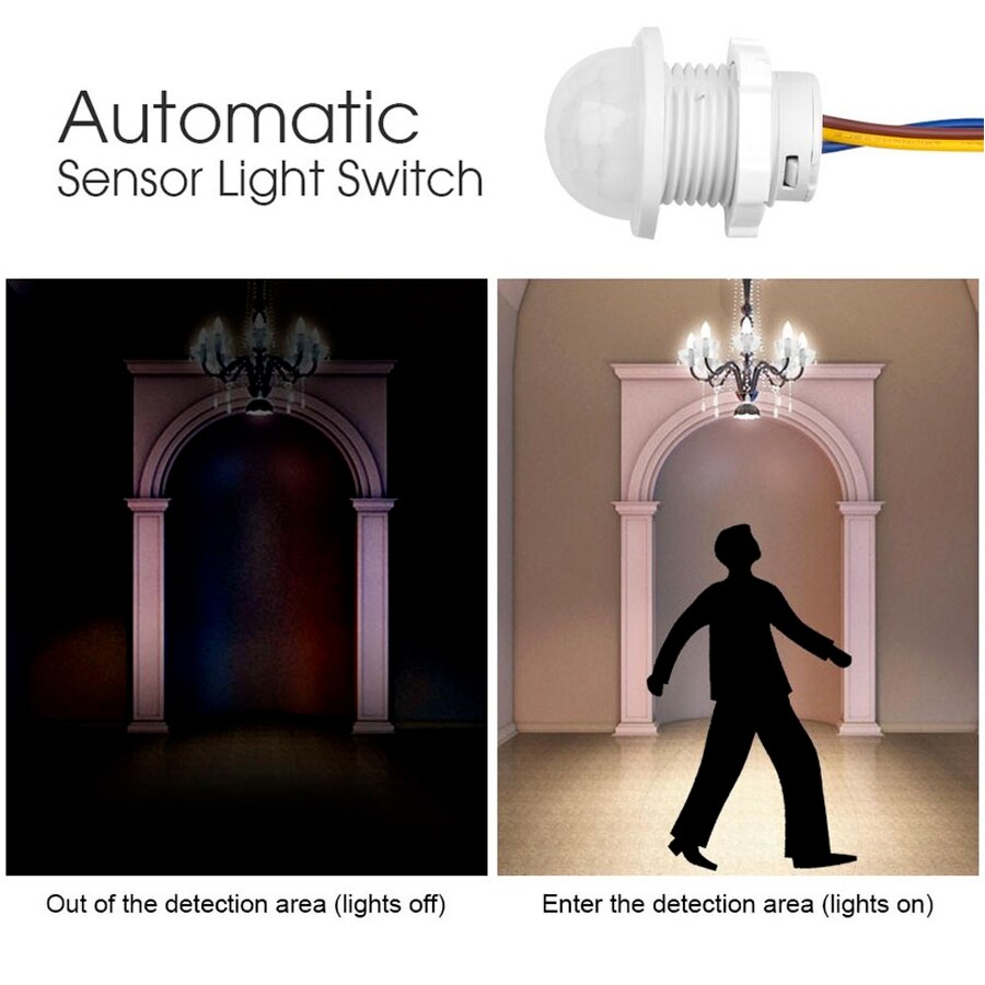 AC110V/220V対応 センサー式スマートホーム人体自動 - Pir Motion Sensor のレビューと価格