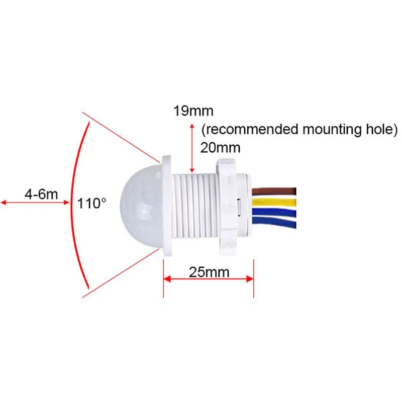 AC110V/220V対応 センサー式スマートホーム人体自動 - Pir Motion Sensor のレビューと価格