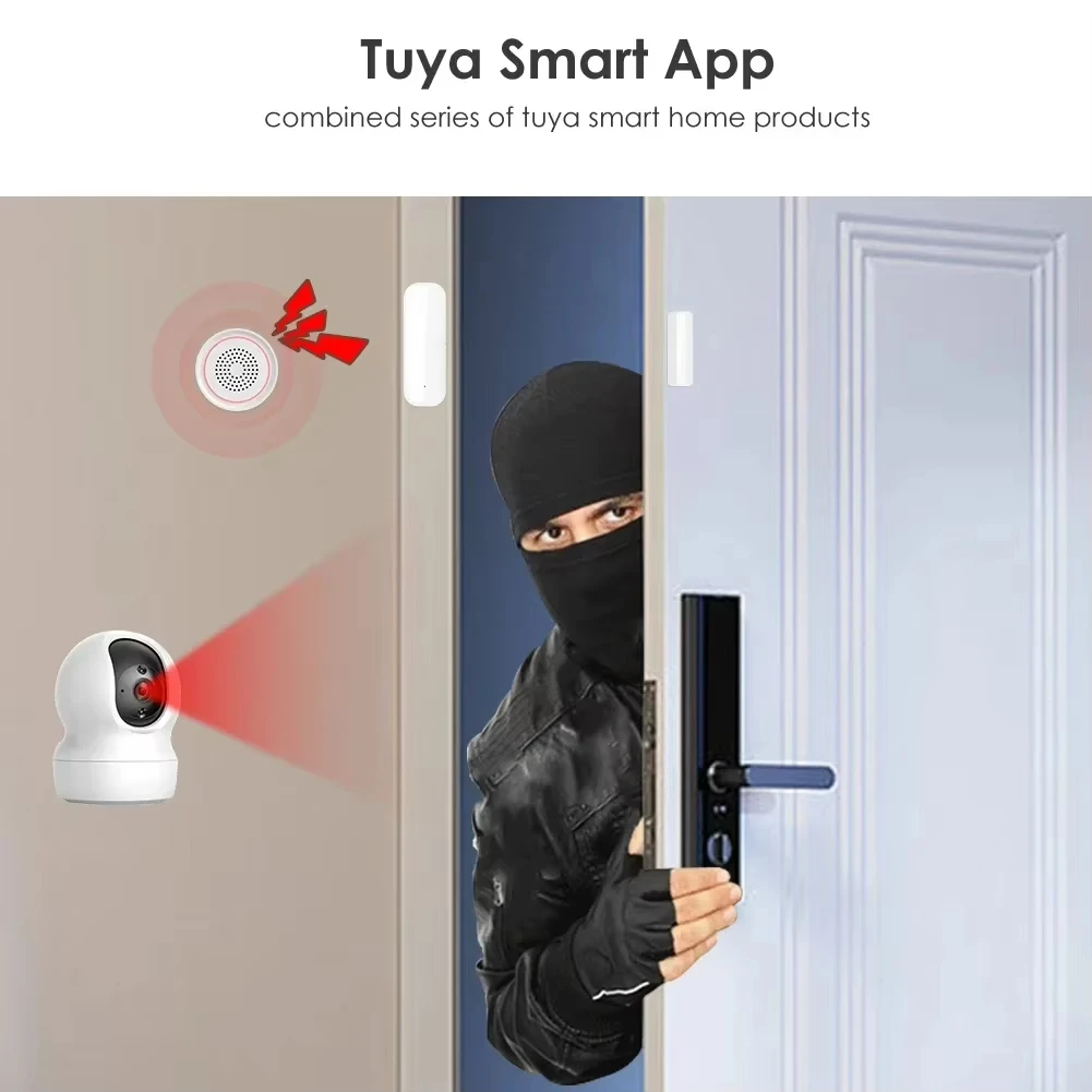 Tuya Zigbee/WiFi 磁気ドア/窓センサー 開閉 - Door Window Sensor のレビューと価格