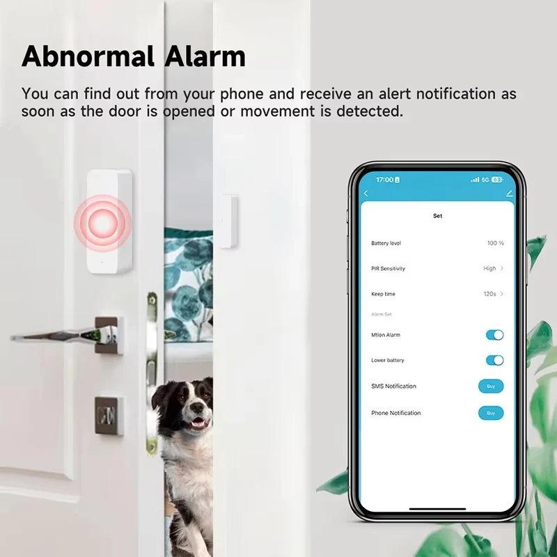 Tuya Zigbee/WiFi 磁気ドア/窓センサー 開閉 - Door Window Sensor のレビューと価格