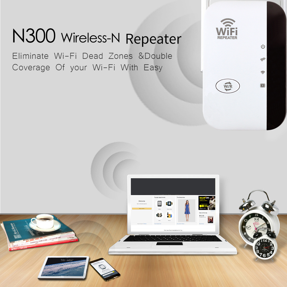 FENVI ワイヤレス WiFi リピーター 300Mbps - Smart Home Network のレビューと価格