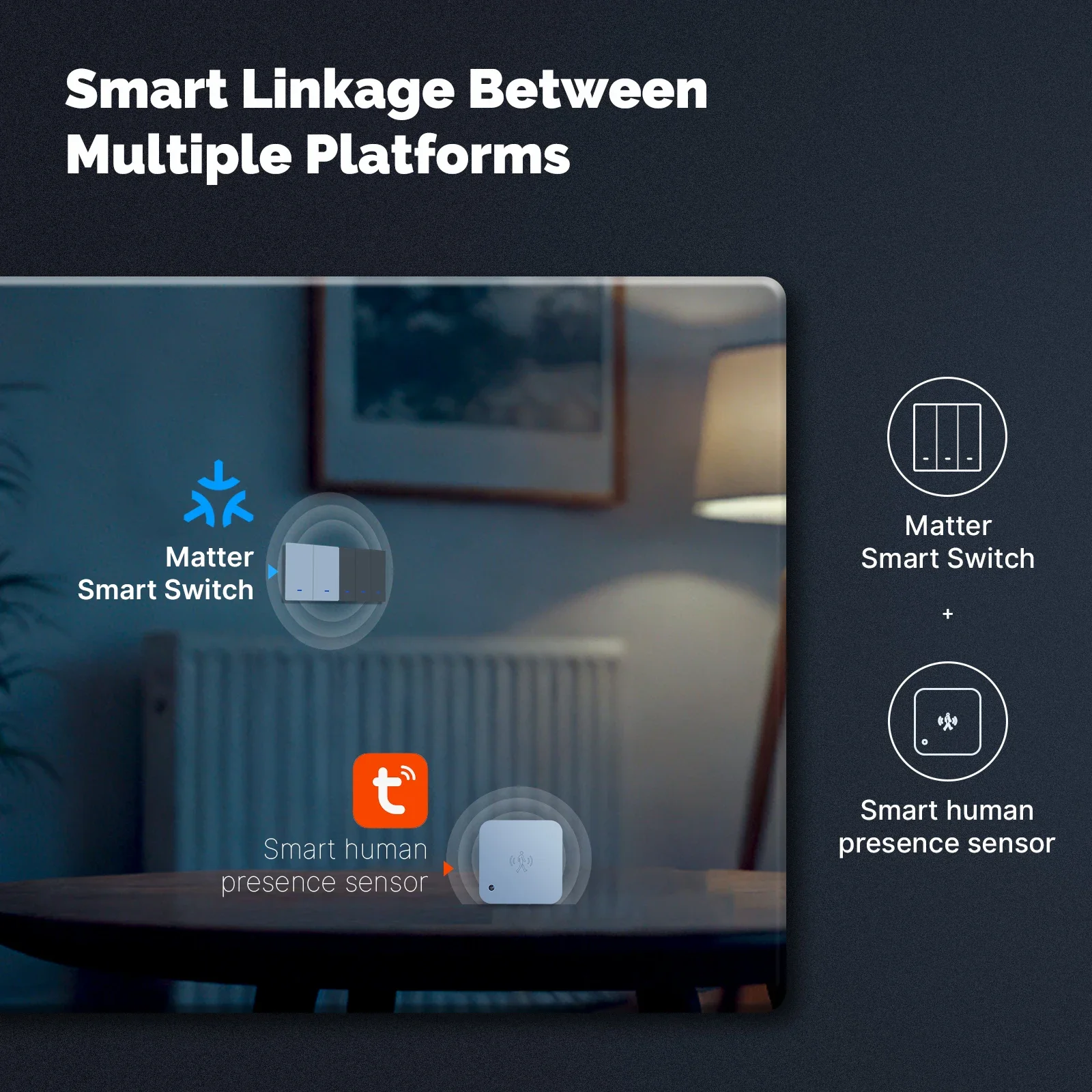 MOES Matter Tuya WiFi スマートライトボ - Smart Home Matter のレビューと価格