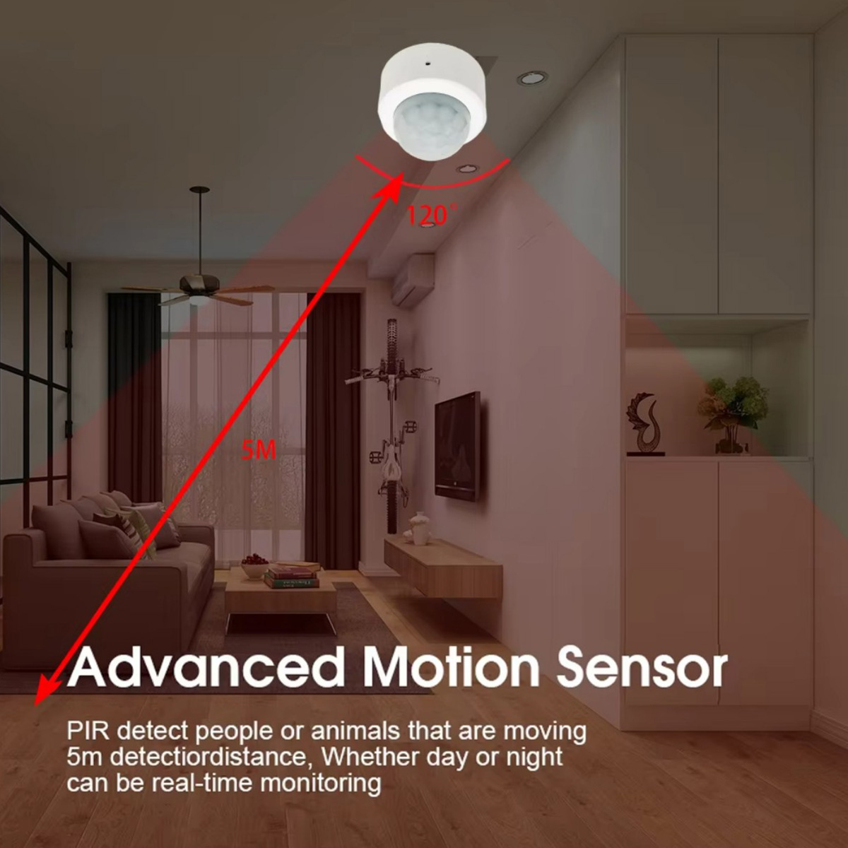 Zigbee3.0 ミニ PIR 人感センサー ワイヤレス赤 - Pir Motion Sensor のレビューと価格