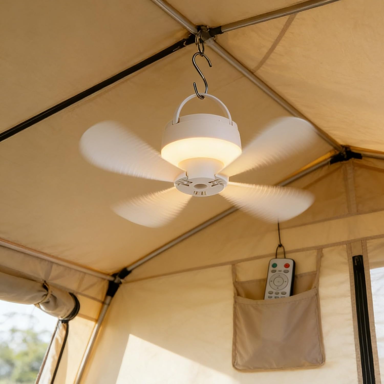 5.51 インチ調光可能なシーリングファンライトサイレント動 - Smart Ceiling Fan のレビューと価格