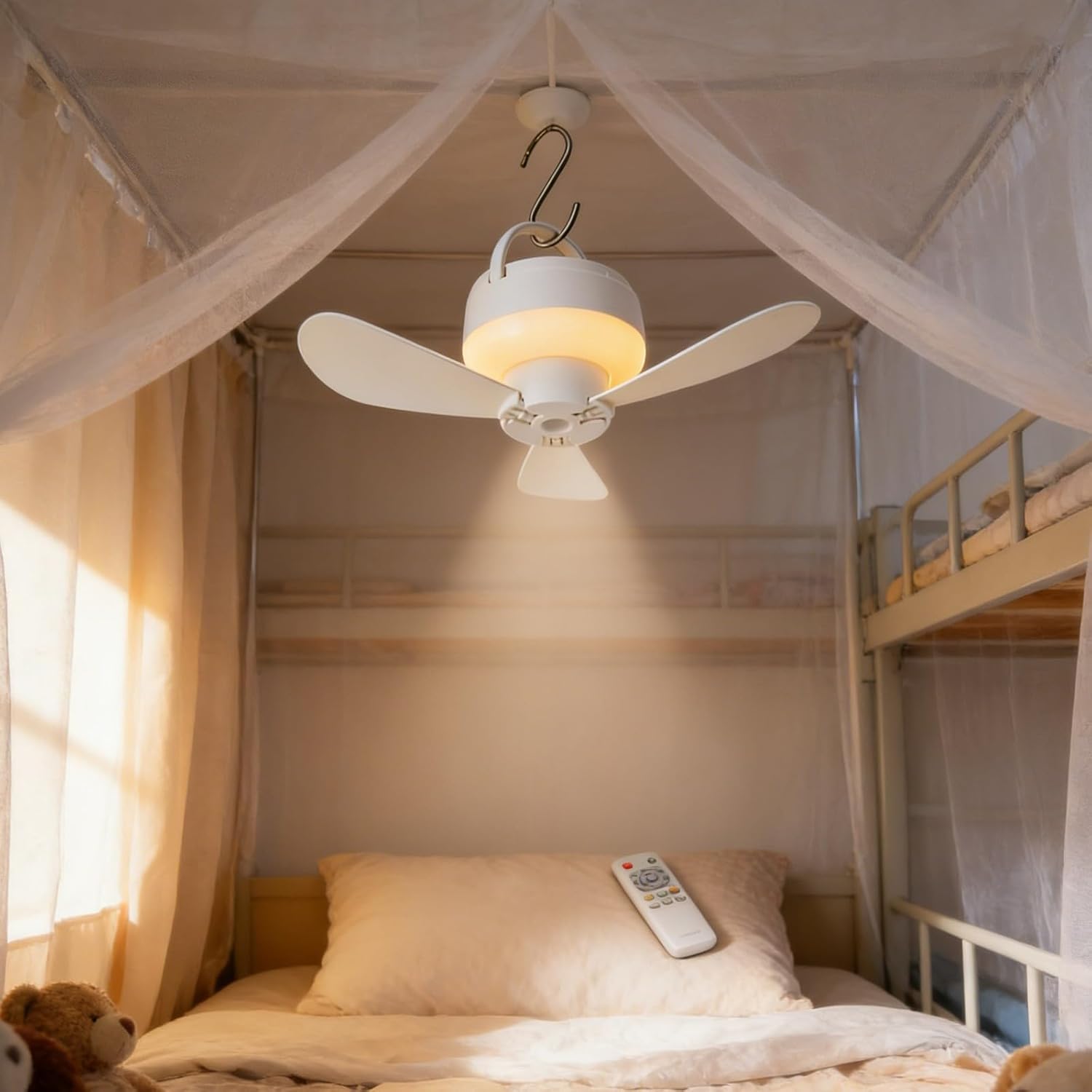 5.51 インチ調光可能なシーリングファンライトサイレント動 - Smart Ceiling Fan のレビューと価格