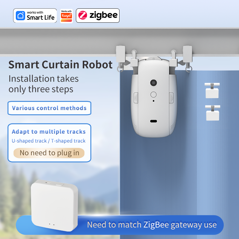 Zigbeeスマートカーテンドライバーロボット 自動カーテン - Smart Home Switch のレビューと価格