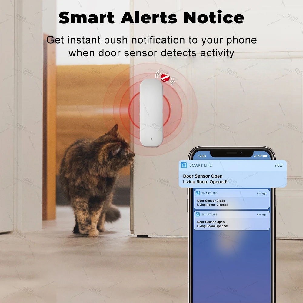 Tuya Zigbee ドア窓センサー アラーム検知器 盗難 - Door Window Sensor のレビューと価格