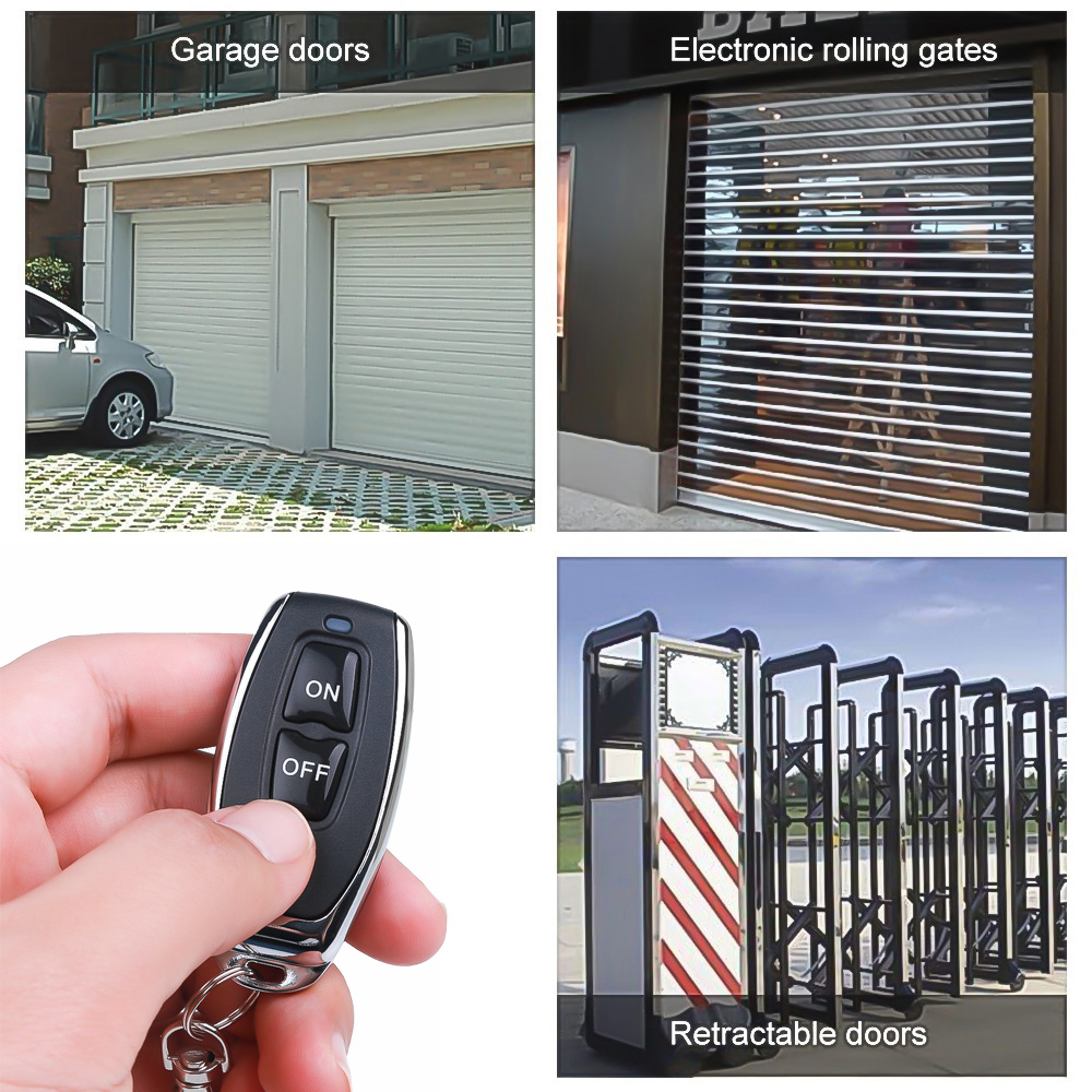 ユニバーサル 433.92 MHZ ワイヤレスクローンスイッ - Smart Garage Door Opener のレビューと価格