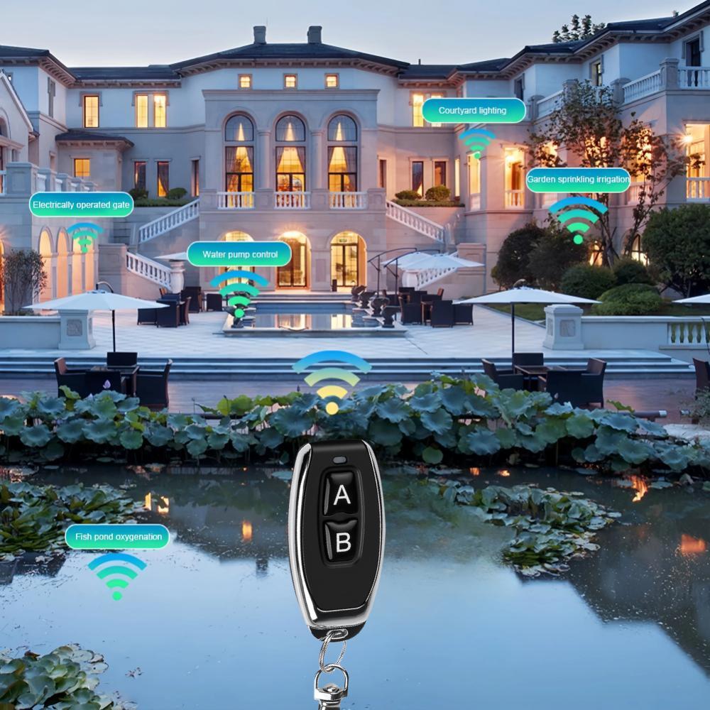 ユニバーサル 433.92 MHZ ワイヤレスクローンスイッ - Smart Garage Door Opener のレビューと価格