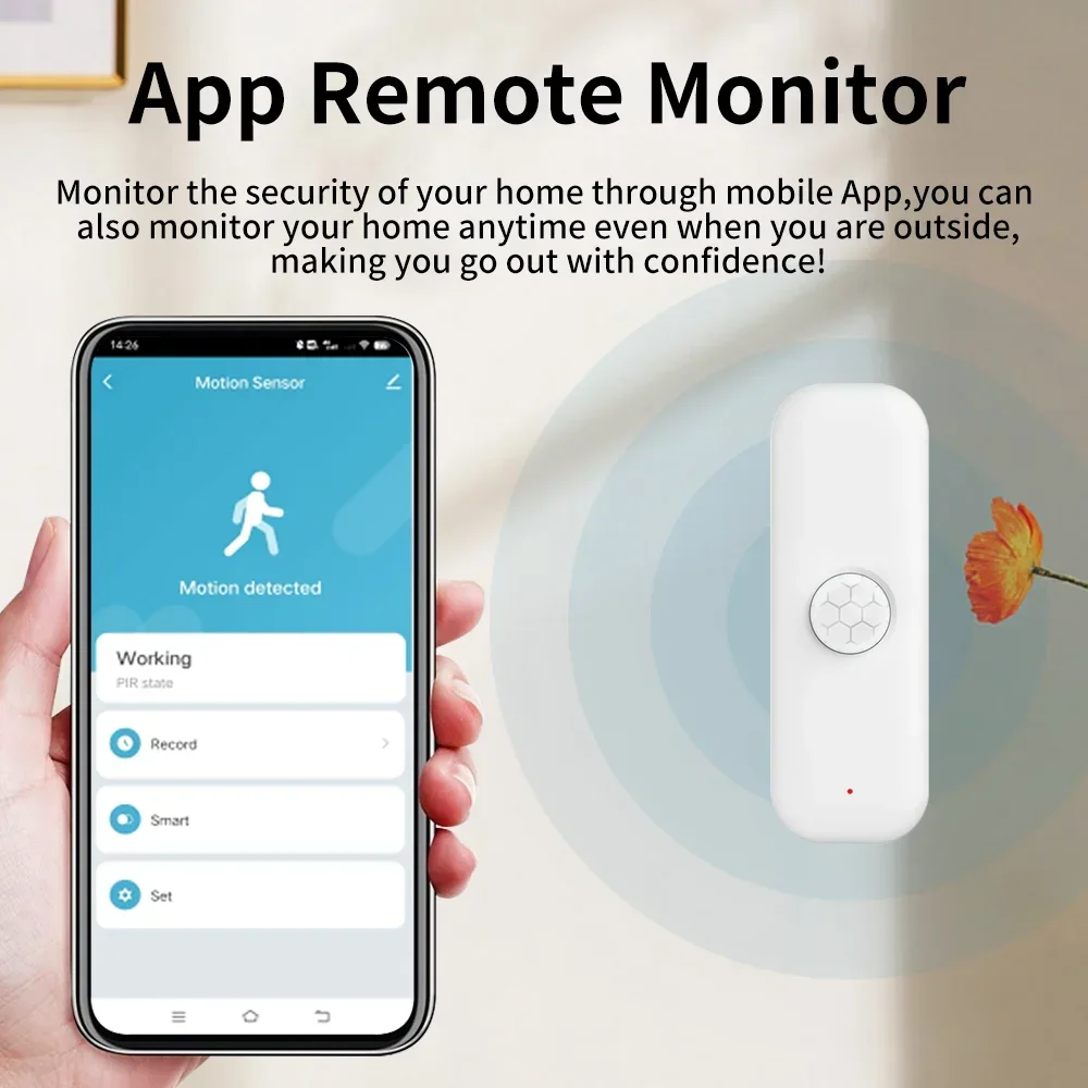 Tuya-Pirモーションセンサー,家庭用盗難防止デバイス, - Pir Motion Sensor のレビューと価格