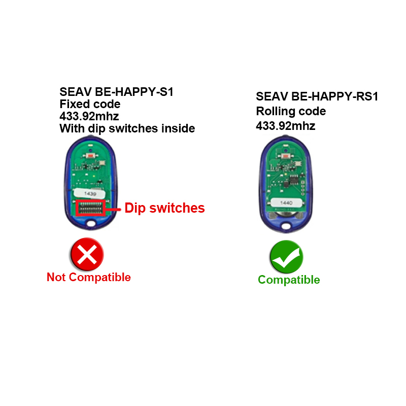 2 個 SEAV BE-HAPPY-RS2 RS1 RS3  - Smart Garage Door Opener のレビューと価格