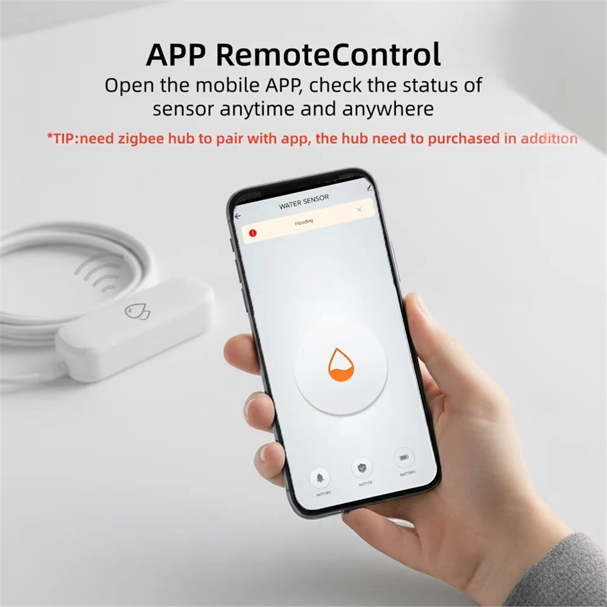 互換性のある ZigBee 水漏れセンサー アラーム スマー - Smart Home Life のレビューと価格